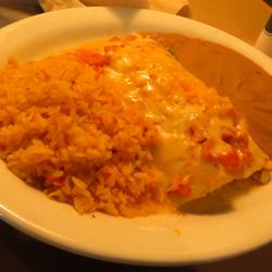 Skeeter's Mesquite Grill - chicken enchiladas