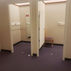 JCPenney - Trash and weird smell in the dressing rooms.