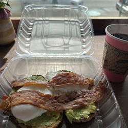 G Cafe Bakery Branford - My only gripe is that the quality of food is great, but I'm sitting in a nice café, being served, coffee and food in to go containers.