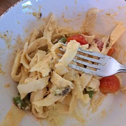 This pasta was dissatisfing, and the look of it was not the best. This pasta was dissatisfing, and the look of it was not the best.