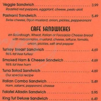 Oasis Cafe - Pg 2 - Coffee & Tea Near Me - Lafayette, California