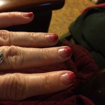 10 Nails - Was not expecting this from a $39 manicure! Super cute sparkles - Nail Salons Near Me - Vancouver, Washington
