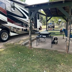Happy Holiday RV Resort - Our campsite.
