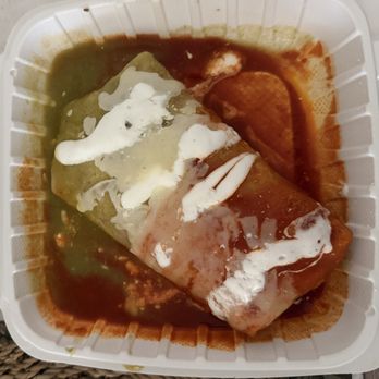 Norwalk Taco Factory - Carne Asada Wet Burrito (half red & half green sauce)!! - Mexican Near Me - Norwalk, California Norwalk Taco Factory - Carne Asada Wet Burrito (half red & half green sauce)!! - Mexican Near Me - Norwalk, California