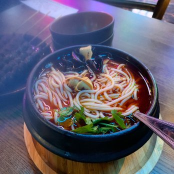 Always Cool BBQ - Spicy noodle pot with rich flavor! I like it! - Bars Near Me - Fremont, California