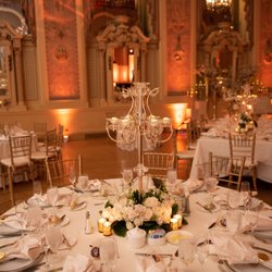 Lax States - Floral and Event Decor - Chandelier Centerpiece  Image Courtesy: Duca Studios