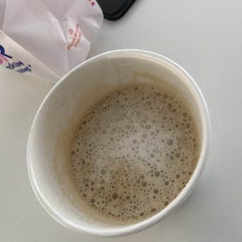 Dunkin' - Not a full cup of latte - Donuts Near Me - Fort Lauderdale, Florida Dunkin' - Not a full cup of latte - Donuts Near Me - Fort Lauderdale, Florida
