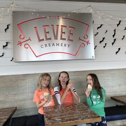 Three happy customers