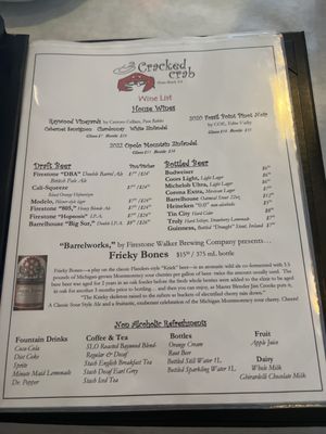Menu photo 5 Cracked Crab Pismo Beach, CA Menu photo 5 Cracked Crab Pismo Beach, CA