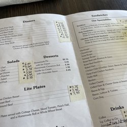 Sunshine Cafe - Menu