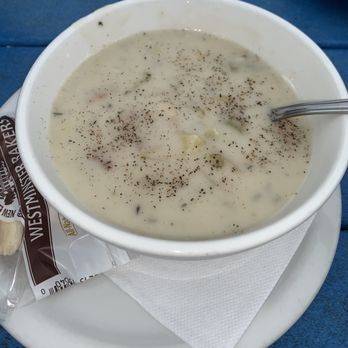 Sam's Chowder House - Small Bowl of Clam Chowder - Seafood Near Me - Half Moon Bay, California Sam's Chowder House - Small Bowl of Clam Chowder - Seafood Near Me - Half Moon Bay, California