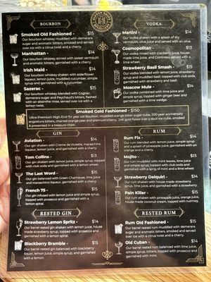 Menu photo 1 Hidden Ships Distillery Surf City, NC