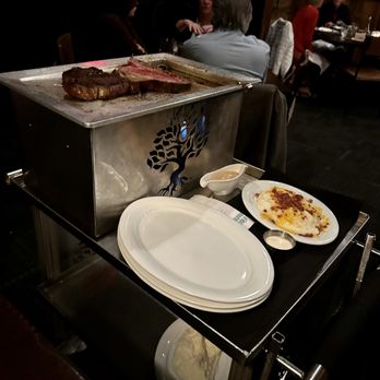 Twisted Tree - Steak station with au jus in bulk! - Seafood Near Me - Saint Louis, Missouri