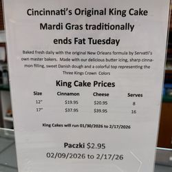 Servatii - Fat Tuesday - King Cake