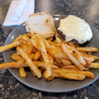 Roys Rays Brother - Cheeseburger (plain) and Fries - Breakfast & Brunch Near Me - Manchester, New York Roys Rays Brother - Cheeseburger (plain) and Fries - Breakfast & Brunch Near Me - Manchester, New York