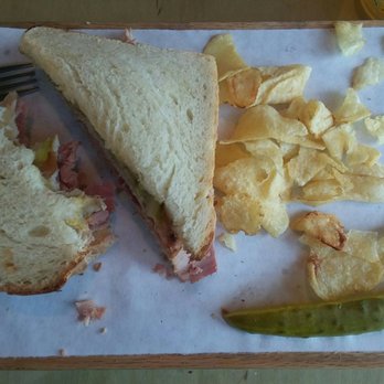 Deli Ohio - The Cuban with chips and a pickle. Just amazing! - Delis Near Me - Canton, Ohio