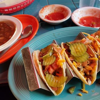 El Charro Norte - Hamburger tacos with charro style beans - Mexican Near Me - Chino Valley, Arizona El Charro Norte - Hamburger tacos with charro style beans - Mexican Near Me - Chino Valley, Arizona