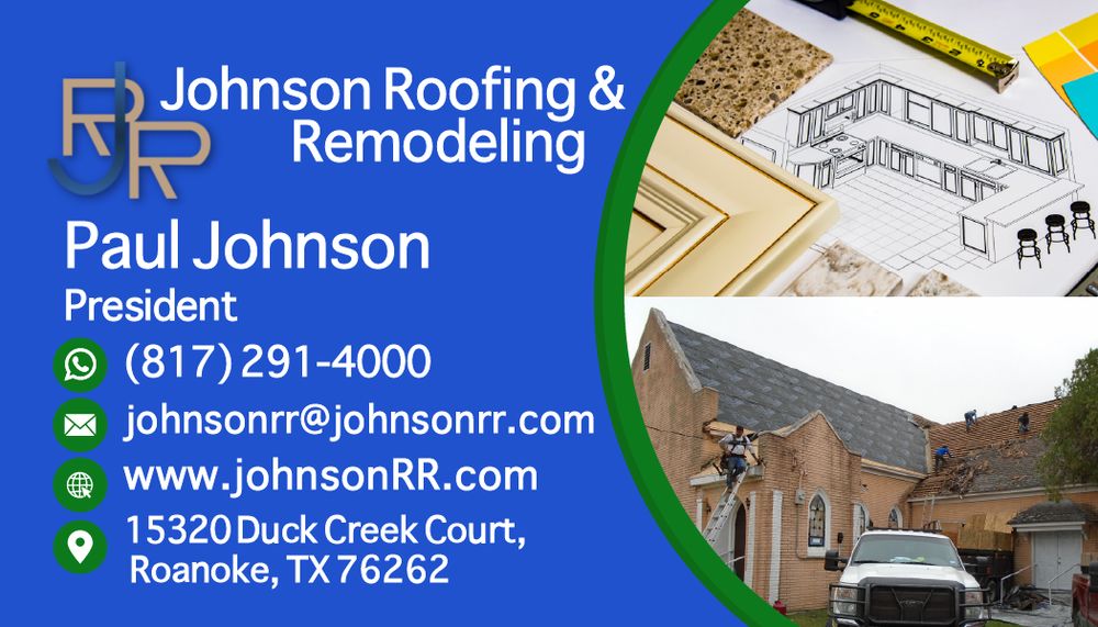 Slide of Johnson Roofing and Remodeling