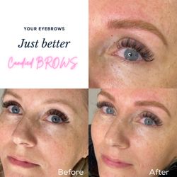 Candied Brows - Zero photo shop. Raw images immediately after the procedure.