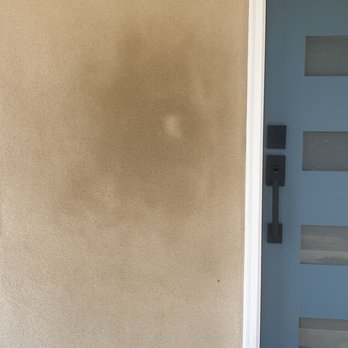 Ric Stucco Pros & Plaster - Came back and fixed front door area. Still drying. - Stucco Services Near Me Ric Stucco Pros & Plaster - Came back and fixed front door area. Still drying. - Stucco Services Near Me