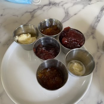 The Wild Fork - Jelly and butter selection - American Near Me - Tulsa, Oklahoma The Wild Fork - Jelly and butter selection - American Near Me - Tulsa, Oklahoma