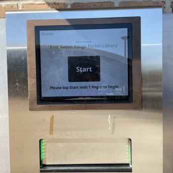 EBRPL Main Library - Baton Rouge - Drive through window for book drop off and pick up - Libraries Near Me - Baton Rouge, Louisiana