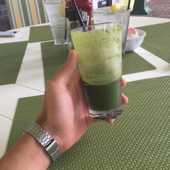The Palm House - This Lean And Green juice from Hurricane Cafe made me feel great with its Kale, Spinach, Pear, Lemon, plus Ginger! - American Near Me - Juno Beach, Florida The Palm House - This Lean And Green juice from Hurricane Cafe made me feel great with its Kale, Spinach, Pear, Lemon, plus Ginger! - American Near Me - Juno Beach, Florida