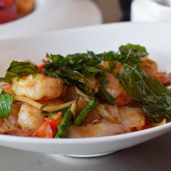 Thai District - Drunken Noodles with Shrimp - Thai Near Me - Long Beach, California Thai District - Drunken Noodles with Shrimp - Thai Near Me - Long Beach, California