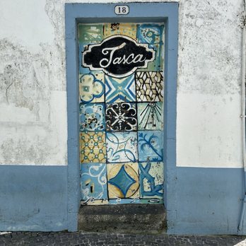 A Tasca - Outside advertising along the side of the building. Not the front door. - Mediterranean Near Me - Ponta Delgada, 20 A Tasca - Outside advertising along the side of the building. Not the front door. - Mediterranean Near Me - Ponta Delgada, 20