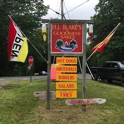 H.J. BLAKE'S - Sign by the cross-roads.