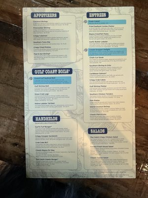 Menu photo 1 The Catch Gulf Shores, AL Menu photo 1 The Catch Gulf Shores, AL