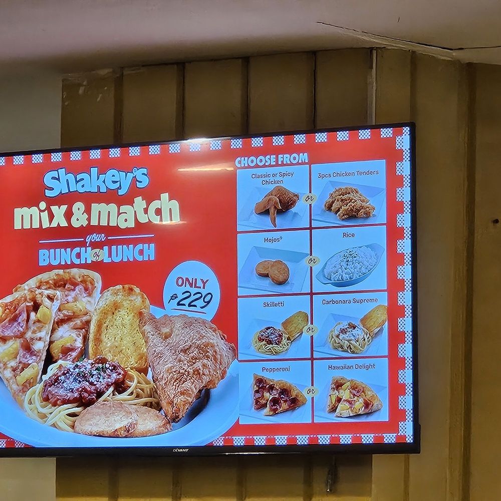 Shakey's Pizza - 229 Php Mix and Match Bunch for Lunch - Fast Food Near Me - Makati, NCR Shakey's Pizza - 229 Php Mix and Match Bunch for Lunch - Fast Food Near Me - Makati, NCR
