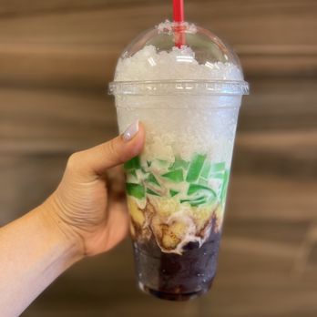 Fresh Fast Smoothie - Boba Tea - 3 color dessert - Bubble Tea Near Me - Gilbert, Arizona
