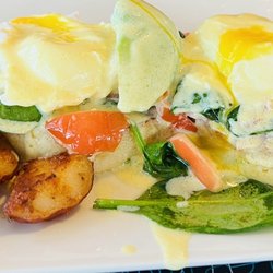 Blue Plate Diner - Veggie Benny. So good!