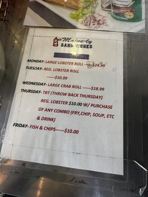 Maine-ly Sandwiches by null