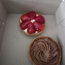 Strawberry Tart and Chocolate Tart Strawberry Tart and Chocolate Tart