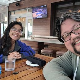 Here with Damaris.