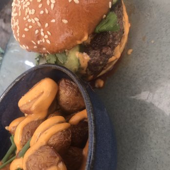 The Rooftop - Short rib burger - Asian Fusion Near Me - Beverly Hills, California The Rooftop - Short rib burger - Asian Fusion Near Me - Beverly Hills, California