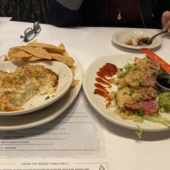 Bonefish Grill - Crab Imperial Dip, And their new Ahi tuna appetizer! - Seafood Near Me - Exton, Pennsylvania