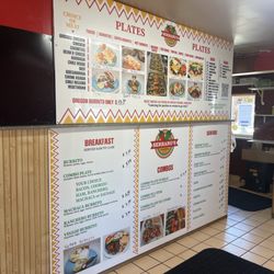 Serrano's taqueria - Menu