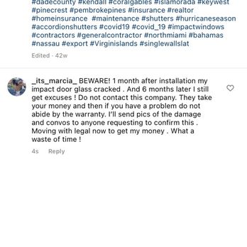 MCGR Shutters - My review on Instagram. - Shutters Near Me - Miami, Florida MCGR Shutters - My review on Instagram. - Shutters Near Me - Miami, Florida