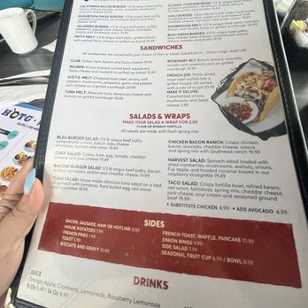 Hot off the Griddle - Lunch Menu - Breakfast & Brunch Near Me - Rocklin, California