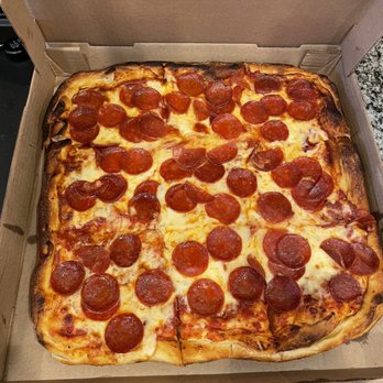 Anna & Mike's Pizza - Sicilian pizza with double pepperoni - Bakeries Near Me - Felton, Delaware Anna & Mike's Pizza - Sicilian pizza with double pepperoni - Bakeries Near Me - Felton, Delaware
