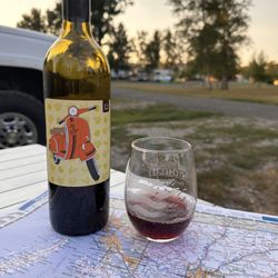 Twisted Union Wine Company - Enjoying Twisted Union while on the road in Montana.