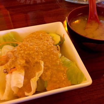 Fuji Yama - Salad and miso - Sushi Bars Near Me - Virginia Beach, Virginia