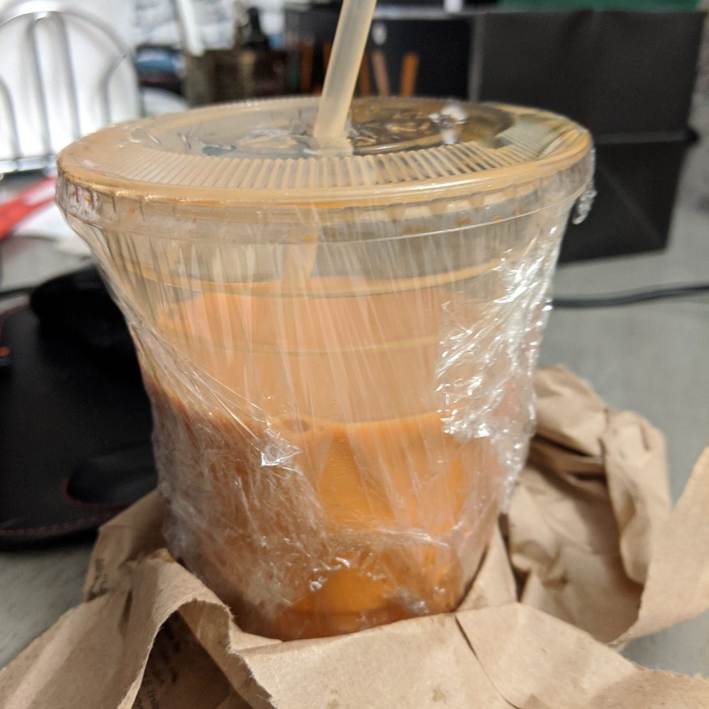 UThai - Where's the rest of my Thai iced tea? I'm still giving you 4 stars because I love your food but come on guys...you OWE ME 1/3 Thai iced tea! - Thai Near Me - Rego Park, New York UThai - Where's the rest of my Thai iced tea? I'm still giving you 4 stars because I love your food but come on guys...you OWE ME 1/3 Thai iced tea! - Thai Near Me - Rego Park, New York