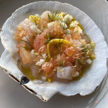 Scales - Scallop crudo - Seafood Near Me - Portland, Maine