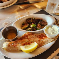 Deep Lake Lodge & Steakhouse - Broiled walleye