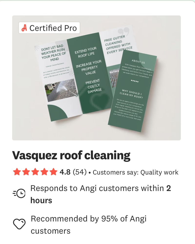 Slide of Vasquez Roof Cleaning
