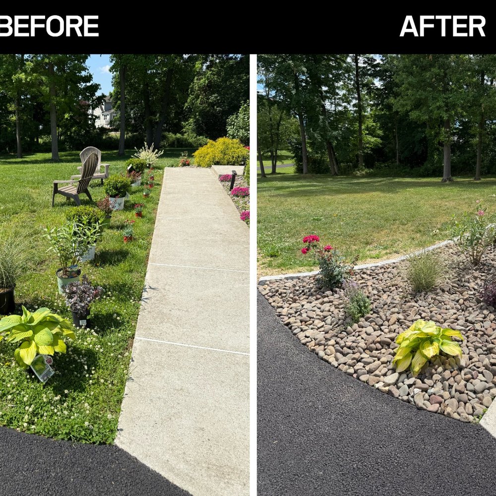 Bettina's Landscaping - before/after front landscaping - Lawn Services Near Me Bettina's Landscaping - before/after front landscaping - Lawn Services Near Me